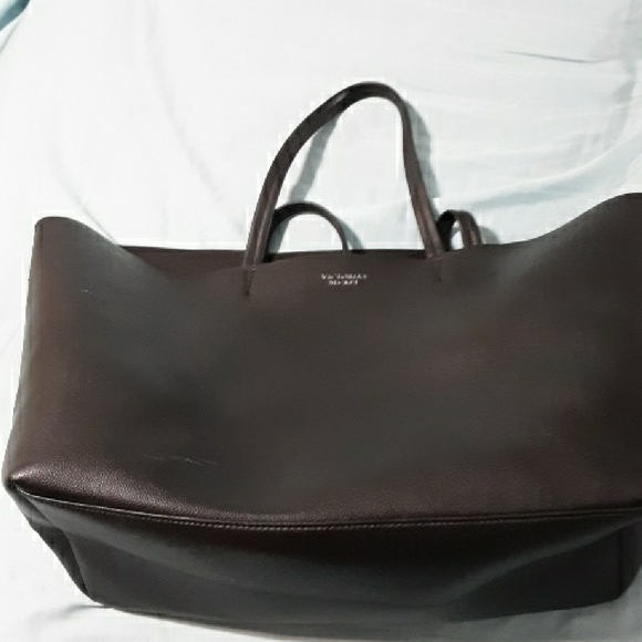 Victoria's Secret Handbags - Victoria's Secret Black Leather Travel Bag few scratches outside. Good condition